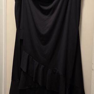 Lands' End Black Maxi Skirt